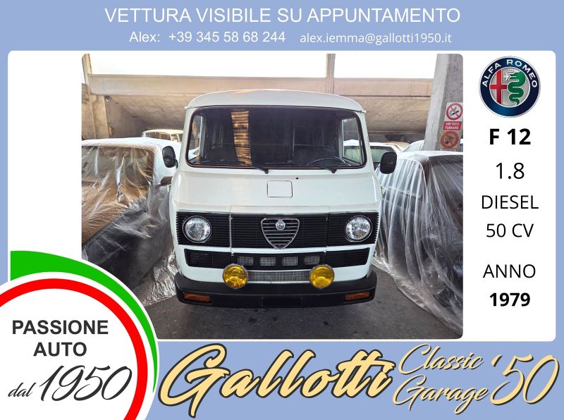 Alfa Romeo F 12 1.8 diesel 50cv - Gallotti Auto